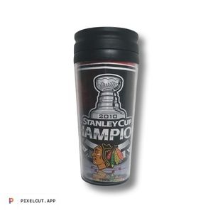 SOLD✨NWT Chicago Blackhawks 2010 Stanley Cup Champions Tumbler